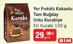 ETİ KURABİ YER FISTIKLI KAKAOLU TAM BUĞDAY UNLU KURABİYE 150 G